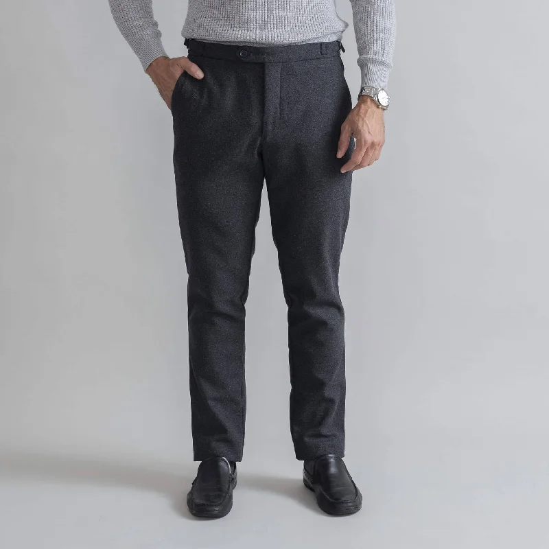 The Charcoal Wool Richmond Dress Chino Custom Pant