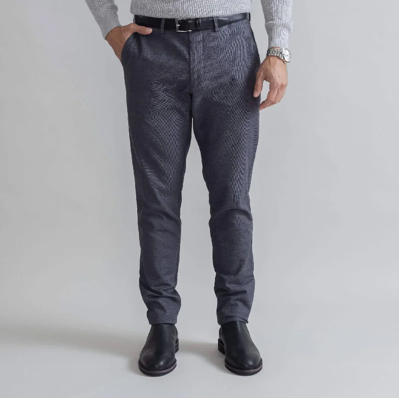 The Dark Grey Brushed Cotton Richmond Dress Chino Custom Pant