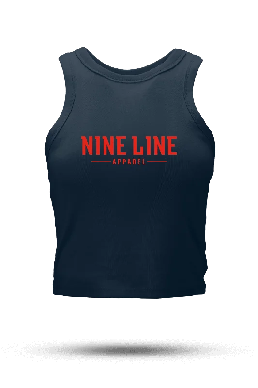 NLA Basic Red Logo - Crop Tank