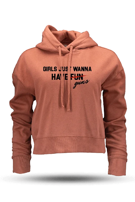 Girls Just Wanna Have Guns - Women's Boxy Hoodie