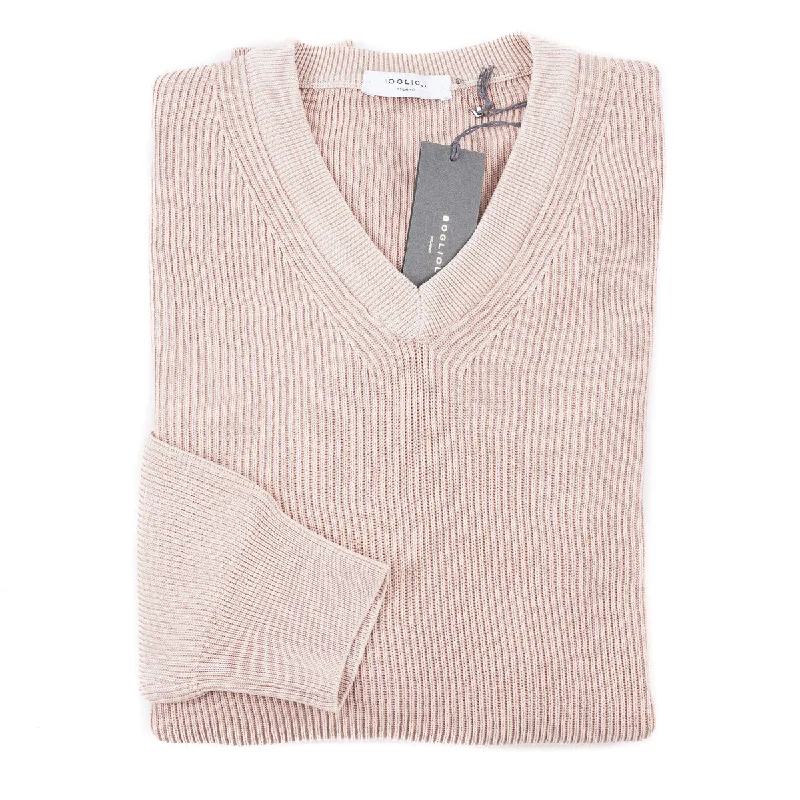 Boglioli Rib-Knit Cotton Sweater