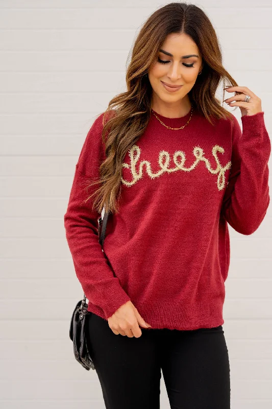 Cheers Tinsel Sweater