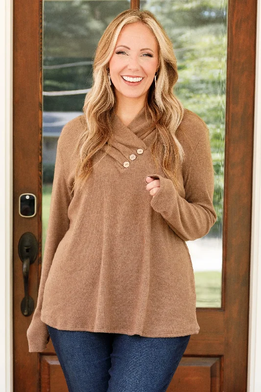 Coffee Eyes Sweater, Mocha