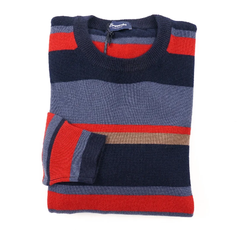 Drumohr Multi-Striped Cashmere Sweater