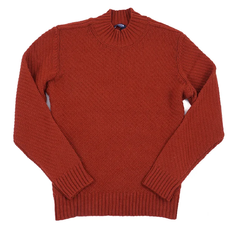 Drumohr Patterned Knit Cashmere Sweater