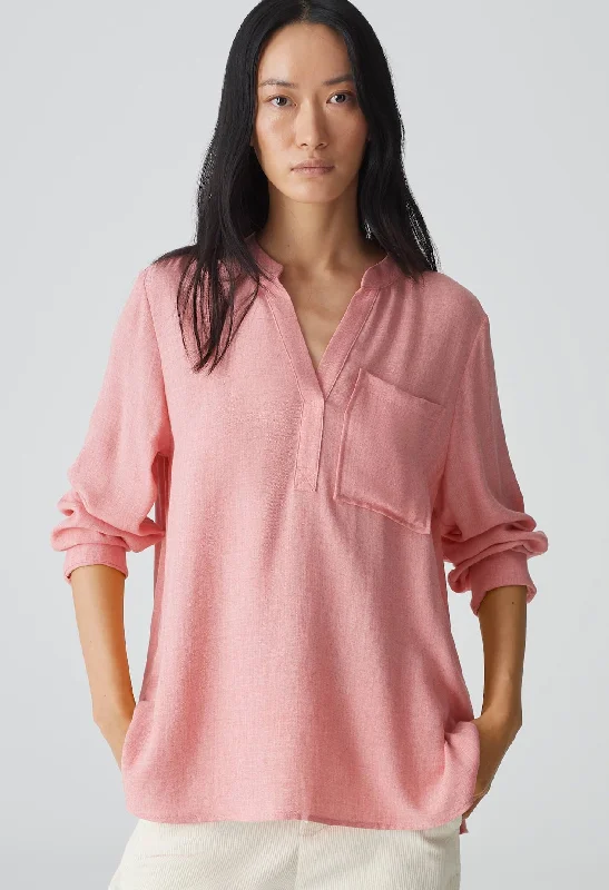 Fanell Tunic blouse Regular in soft flannel