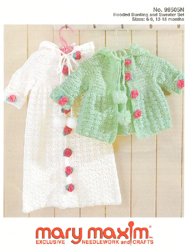 Free Hooded Bunting & Sweater Set Patten