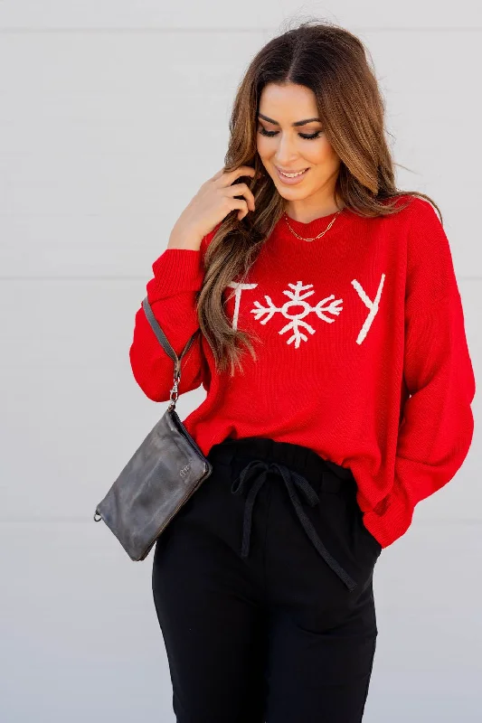 Joy Stitched Sweater