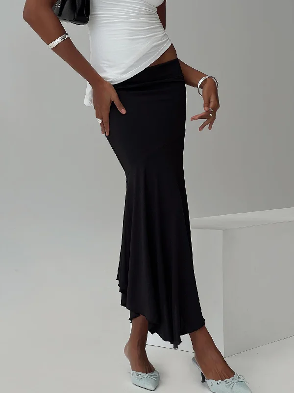 Dreamberry Maxi Skirt Black