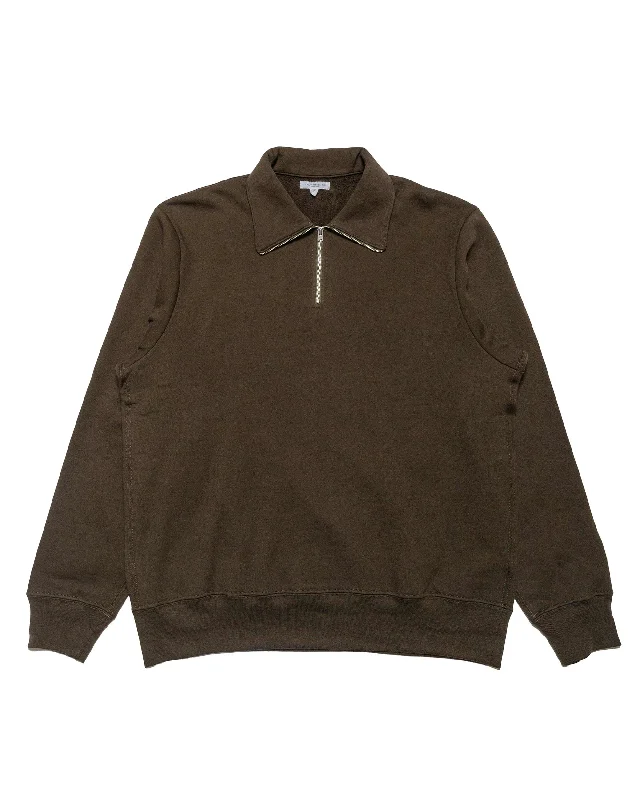 Lady White Co. Quarter Zip Sweatshirt Black Olive