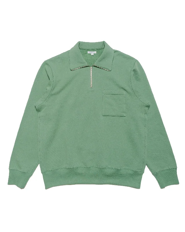 Lady White Co. Lost & Found Quarter Zip Sweatshirt Faded Green