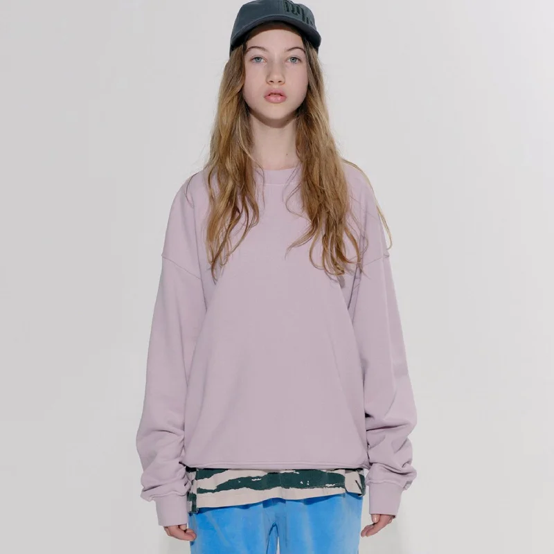 Cotton Bubble Sweatshirt - Rose