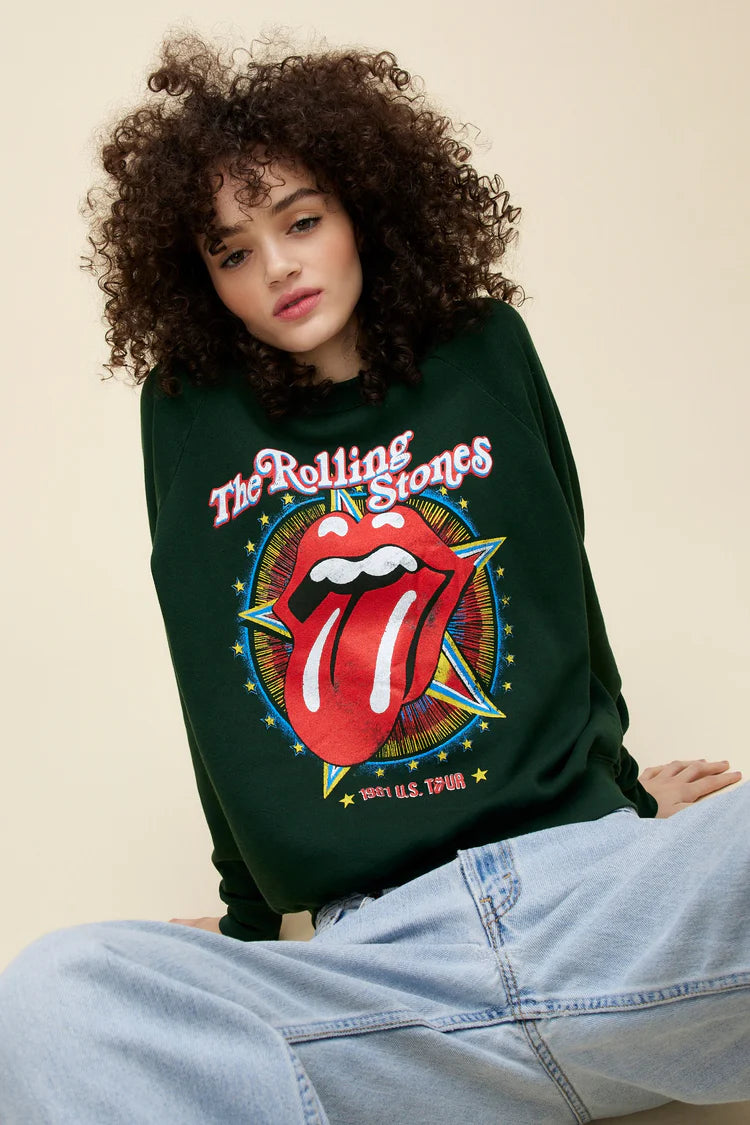 Rolling Stones 1981 US Tour Vintage Sweatshirt by Daydreamer