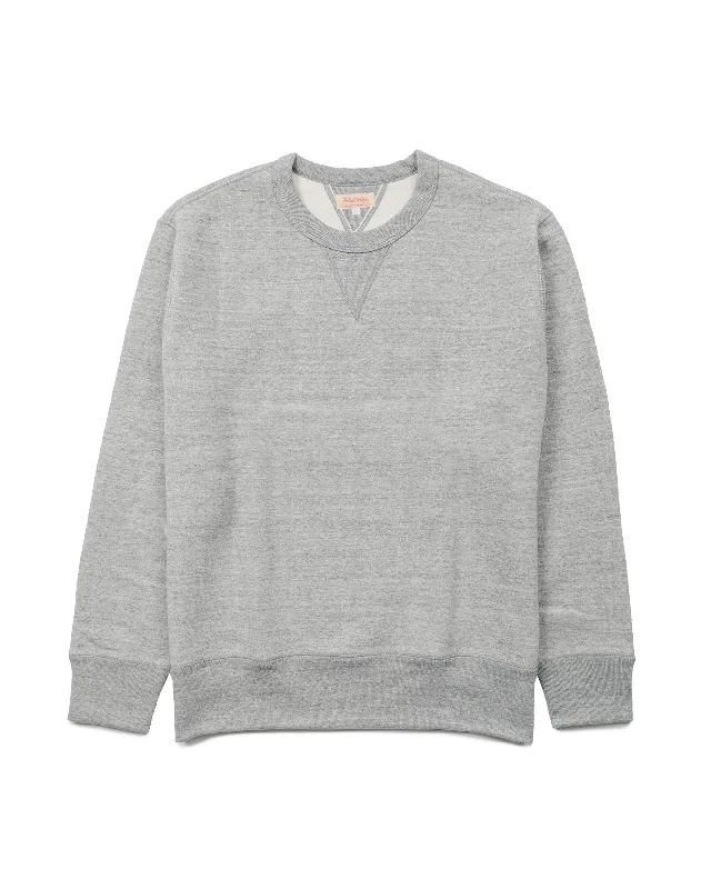 The Real McCoy’s MC13111 10 oz. Loopwheel Crewneck Sweatshirt Grey