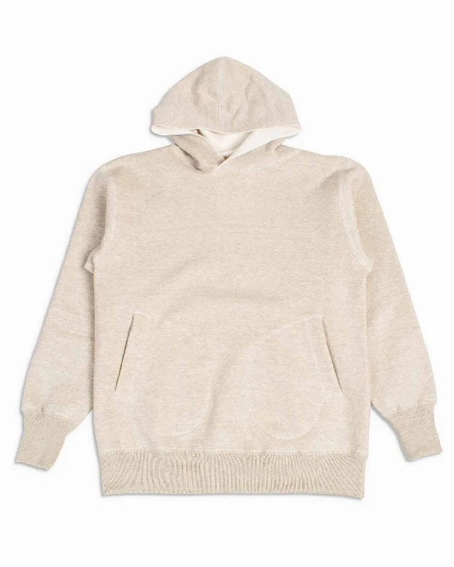 The Real McCoy’s MC22112 Boxing Glove Pocket Hooded Sweatshirt Oatmeal