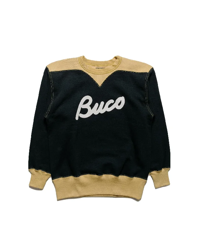 The Real McCoy's BC23105 Buco Two-Tone Sweatshirt / Buco Black/Corn