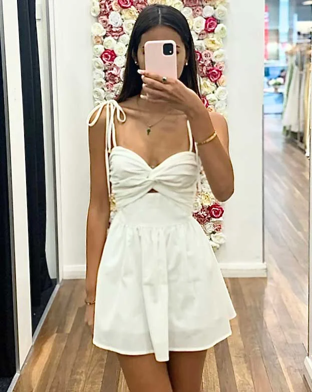 Dominique Mini Dress - White